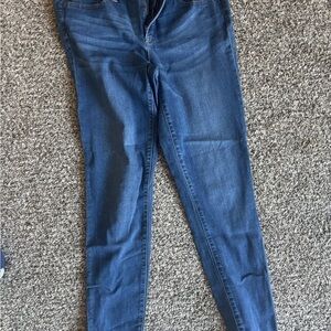 J. Crew Women's Skinny Jeans in Deep Blue